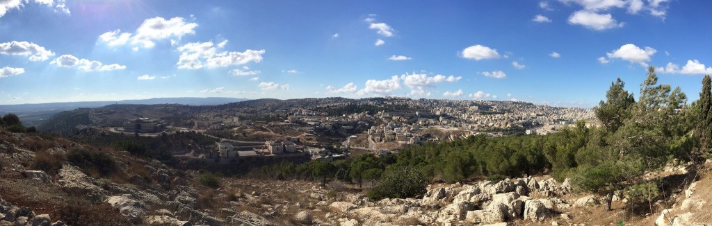 Utsikt från berget i Nasaret
